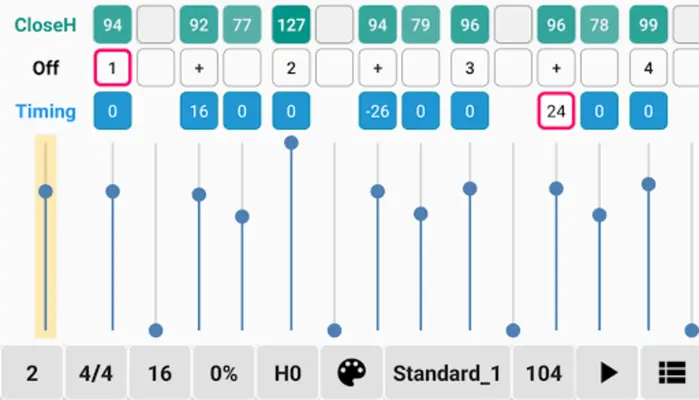 Drum Loop Maker android App screenshot 1